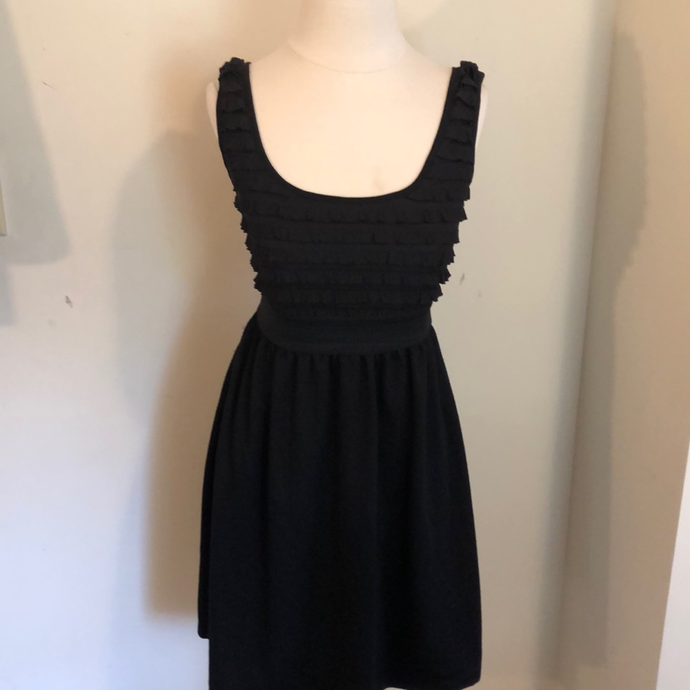 Ruffle top t- shirt dress